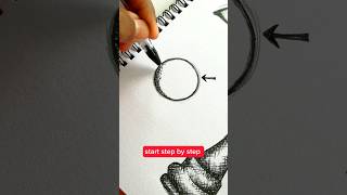 How To Draw Stippling Technique shorts [upl. by Wehner]