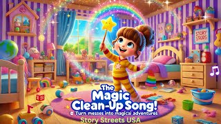 🌟 The Magic CleanUp Song 🧹✨ Turn Messes Into Magical Adventures Fun for Kids Story Streets USA 🌟 [upl. by Oiznun]