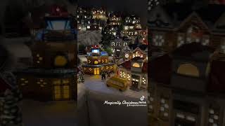 Tour A Magical Christmas snow Village [upl. by Hessler]