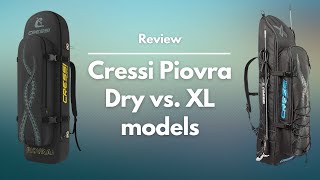 Cressi Piovra Dry vs Piovra XL Backpacks [upl. by Dewayne558]