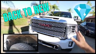 2020 GMC Denali Gets First Wash Mobile Detail [upl. by Ferris]