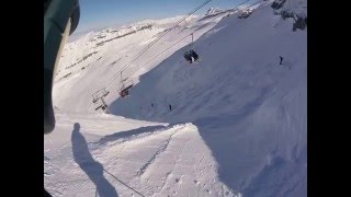 Ski Alpes piste noire 2016 [upl. by Lyrahc]