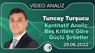 Kantitatif Analiz Beş Kritere Göre Güçlü Şirketler [upl. by Nnylsoj]