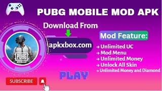 PUBG MOBILE Mod Apk 350 Unlimited UC [upl. by Aineval]