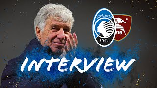 16ª SerieATIM  AtalantaSalernitana 41  Gian Piero Gasperini quotBravi i ragazziquot  EN SUBs [upl. by Okoyik]