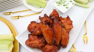 Keto Sweet and Tangy Buffalo Chicken Wings ketoBuffaloWings [upl. by Granniah]