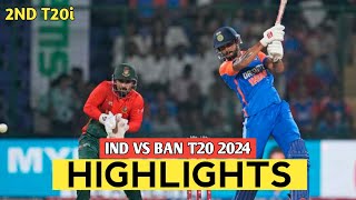 India vs Bangladesh 2nd T20 Full Match Highlights  IND v BAN 2nd T20 Full Highlights 2024 [upl. by Wiebmer]