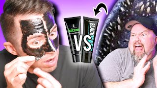 Men Try the Best Blackhead Peel Off Face Masks [upl. by Nylirehc]