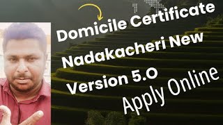 Domicile certificate apply online karnataka nadakacheri version 5O [upl. by Zora515]