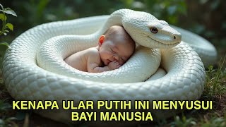 Kenapa Ular Putih Ini Menyusui Dan merawat Bayi Manusia [upl. by Nauqram365]