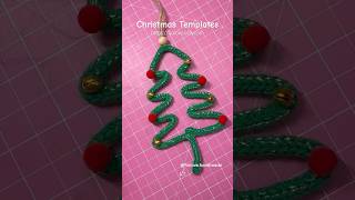 Christmas Templates available at my Etsy shop icord tricotin tricot diy IG fiolove tricotin [upl. by Nylorac]