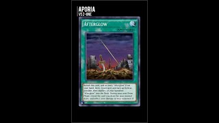 Yugioh Duel Links  Aporia uses Afterglow against ZONE [upl. by Marteena]