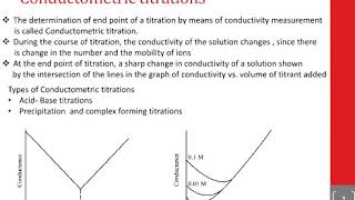 Conductometry  Potentiometry coulometry amp Voltammetry [upl. by Sheena]