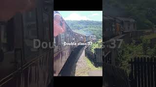 Hst railventue and double class 37 on the kwvr train traintastic trainworld [upl. by Ehcropal]