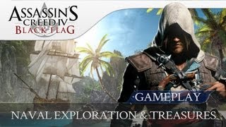 Assassins Creed 4 Black Flag  Naval Map Exploration amp Treasure Hunting HD [upl. by Ran]