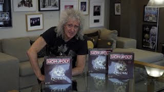 MONOPOLY Queen Edition  Brian May Unboxes the First Copy [upl. by Ev879]