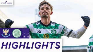 St Johnstone 13 Celtic  ORiley Hits Screamer In Bhoys Comeback Victory  cinch Premiership [upl. by Alcina]