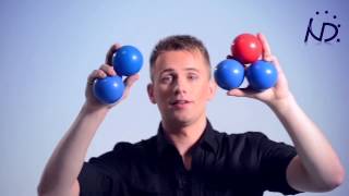 Tutorial How To Juggle 5 Balls  Instructional Video [upl. by Enilhtak]