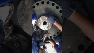 How to remove tie rod packing of forging press [upl. by Culberson]