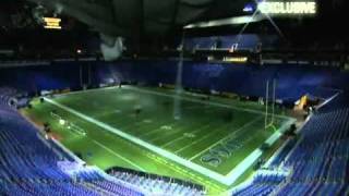 Actual footage Metrodome Roof Collapse Video From the Inside Metrodome [upl. by Landon435]