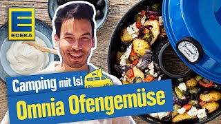 Mediterranes Ofengemüse im OmniaBackofen  Camping mit Isi [upl. by Janiuszck833]