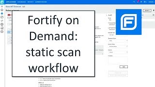 Fortify on Demand  Static Scan Workflow [upl. by Enautna]