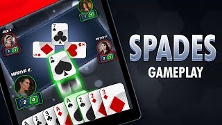 Spades  Play Free Offline Card Games [upl. by Ddej258]