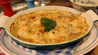 Mon GRATIN DE SAINTJACQUES Poireaux Comté  Un véritable régal   Mère Mitraille  Gourmandises TV [upl. by Allac746]