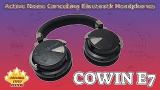 COWIN E7 Bluetooth Headphones Review 🎧 [upl. by Eemaj]