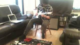 The Riverboat Song  Guitar Solo Karl Golden Loop pedal [upl. by Nyberg]