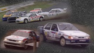 Rally amp Rallycross Crash compilation  Ford Sierra Cosworth  Lancia Delta Integrale  Audi Quattro [upl. by Enomaj]