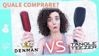 SPAZZOLA per capelli ricci DENMAN vs TANGLE TEEZER 🌺 Cose che dovreste sapere [upl. by Aekin]