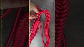 Aiguillette in Red Silk with Gold Tags Army Air Force Navy Cord Aiguillette [upl. by Tammi]