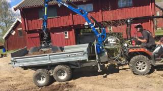 Avesta Vagnen ms48 mini forwarder Digging ground masses [upl. by Eada]