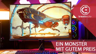 EIN MONSTER GAMING MONITOR zum GÜNSTIGEN Preis 32 Zoll und 165 Hz GIGABYTE G32QC im Test [upl. by Aleta100]