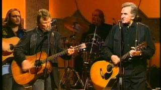 Johnny Cash and Kris Kristofferson  Big River live 1993 [upl. by Sweeney]