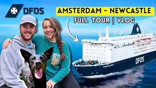 DFDS Princess Seaways  Amsterdam  Newcastle Ferry  Full Tour Food amp Pet Cabin [upl. by Amadus8]