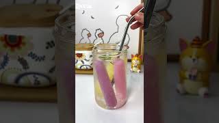 Crushed ice sparkling water drink the taste of what you drank when you were a child homemade d [upl. by Portia]