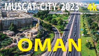 Muscat City  Oman 4K By Drone 2023 [upl. by Corron]