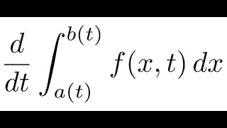 Deriving the FULL Leibniz rule for differentiation under the integral sign [upl. by Eyar608]