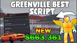 UPDATED Greenville Script PASTEBIN 2023 AUTOFARM MONEY FARM 80K IN 10 MINUTES [upl. by Doowyah]