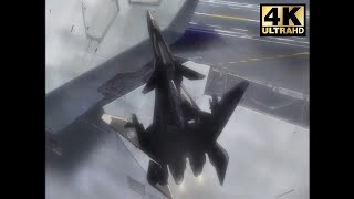 Yukikaze 戦闘妖精雪風  Operation 4 Clip 3 Take Off Procedure 4K AI Upscale [upl. by Irrehs]