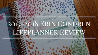 20172018 Erin Condren LifePlanner amp Accessories Review with a Pen Test [upl. by Trini]