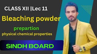 Bleaching powder CaOCl2 class 12  lec11 [upl. by Erised474]