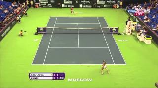 Kanepi vs Cibulkova 2011 Moscow Highlights [upl. by Casilde59]