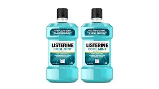 Listerine Cool Mint Antiseptic Mouthwash Review [upl. by Adnalohs222]