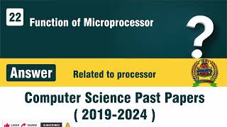 ppsc coputer science past papers 20192024 [upl. by Enrobso]