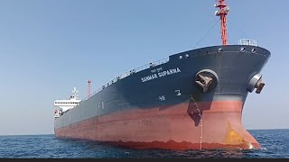 Running Safe speed to embarkation and disembarkation crew supertanker [upl. by Susejedesoj]