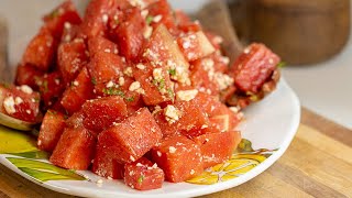 Watermelon amp Feta Salad [upl. by Drice]