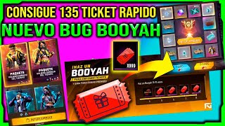 Garena Permite NUEVO BUG para TENER MUCHOS 135 TICKETS ROYALE en free fire mapa HACER BOOYAH RAPIDO [upl. by Krishnah]